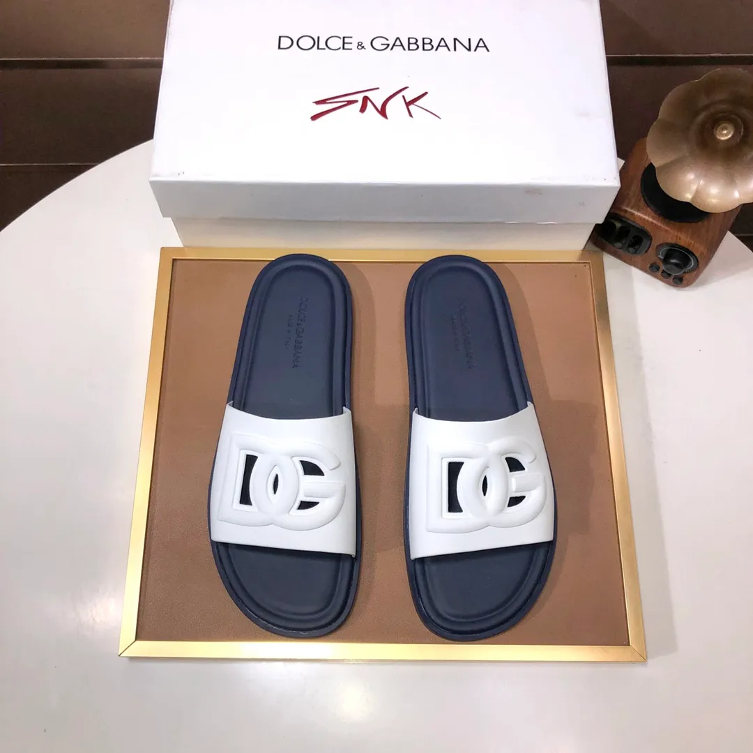 Men's shoes💰280💰【D&G】High-end quality Product trademark: DG "Dolce & Gabban*" slippers, Product material: Imported cowhide upper, original air cushion outsole, regular size: 38-45